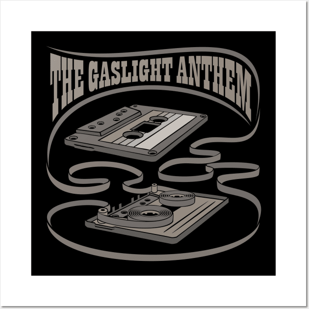 The Gaslight Anthem Exposed Cassette Wall Art by Vector Empire